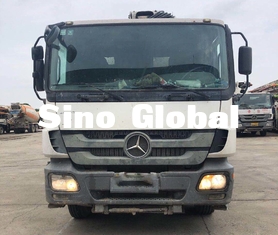 白い使用されたZoomlionの具体的なポンプ トラック52m 4つの車軸Euro3 14.256L