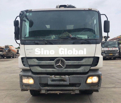 白い使用されたZoomlionの具体的なポンプ トラック52m 4つの車軸Euro3 14.256L