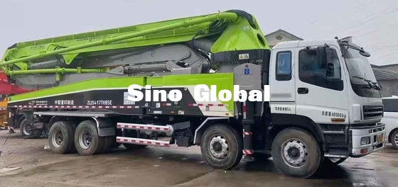 型2014年が付いているIsuzuのシャーシが付いている使用されたZoomlionの具体的なポンプ トラック52M